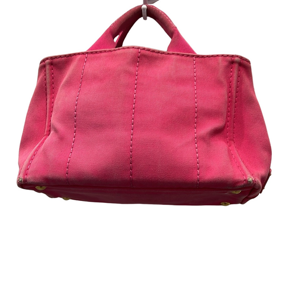 Prada Pink Canapa & COA with Corner Wear - Picture 4 of 16